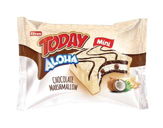 Aloha Mini Beyaz Çikolatalı Marshmallowlu 20 Gr. 24 Adet (1 Kutu) - 2