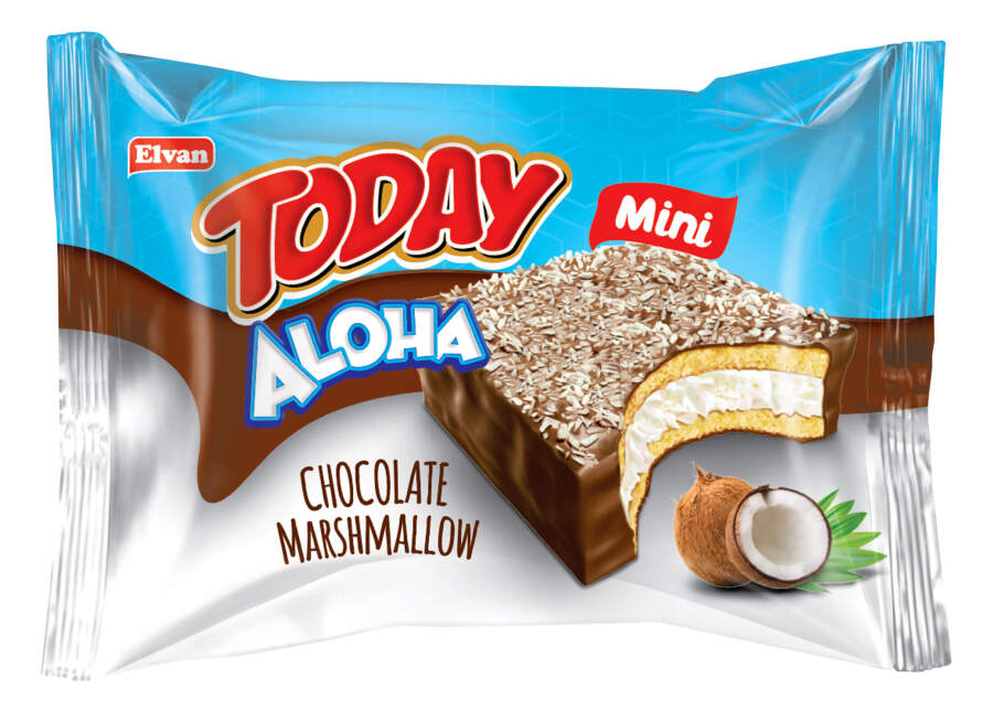 Aloha Mini Coconut Marshmallow 20 Gr. 24 Pieces (1 Box) - 2