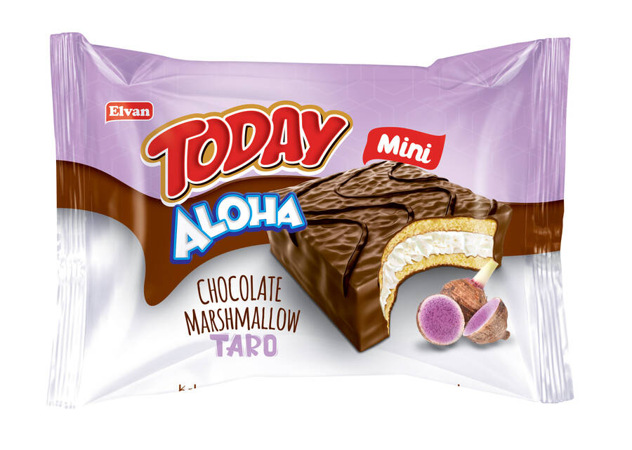 Aloha Mini Taro with Marshmallow 20 Gr. 24 Pieces (1 Box) - 2