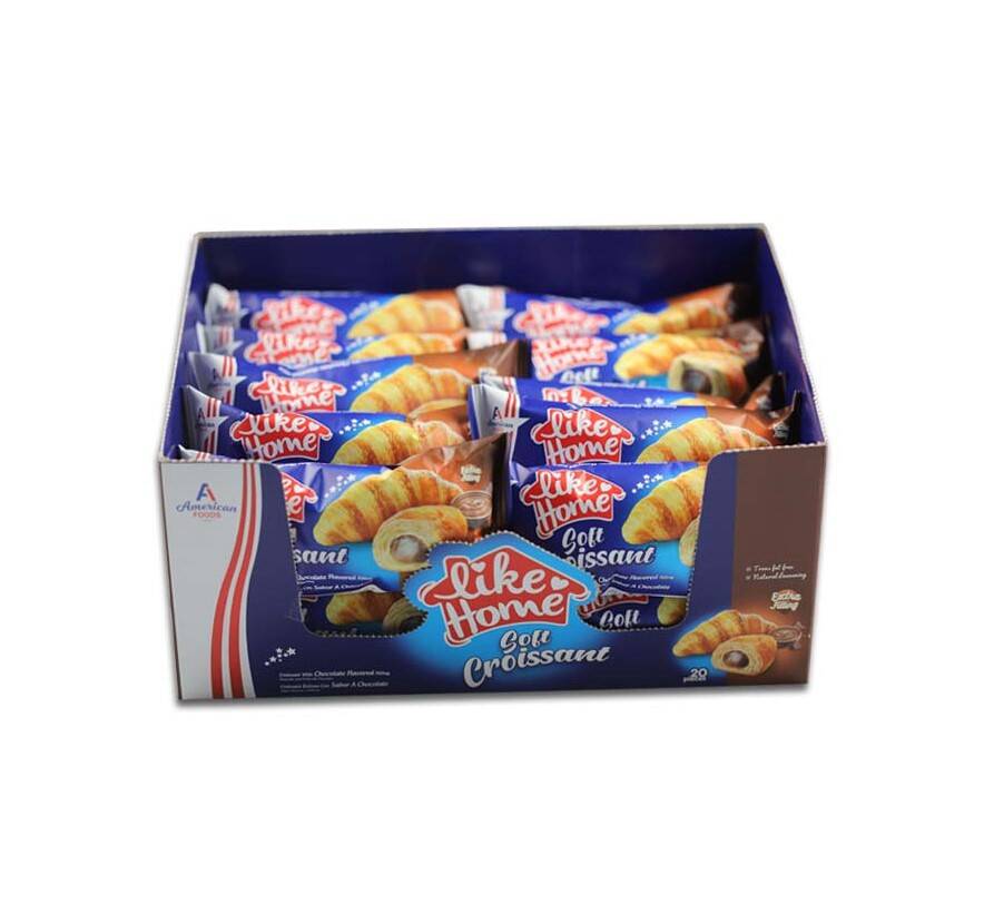 American Foods Like Home Chocolate Croissant (Croissant) 35 Gr. 20 Pieces (1 Box) - 1