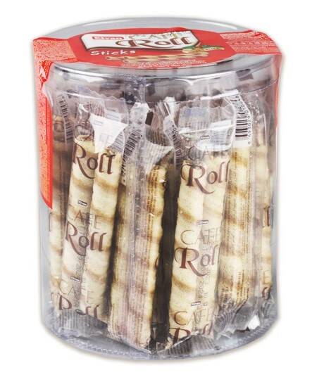 Caferoll Hazelnut 10 Gr. 25 pieces (1 Cylinder Box) - 3