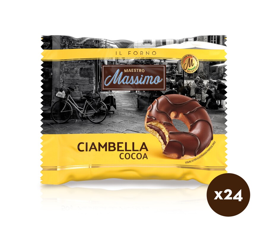 Ciambella Cocoa (Donut Cocoa) 45 Grams 24 Pieces (1 Box) - 1