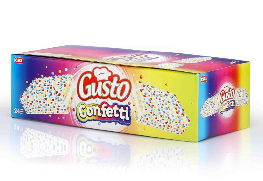 Cici Gusto Confetti Cake 40 Gr. 24 Pieces (1 Pack) - 4