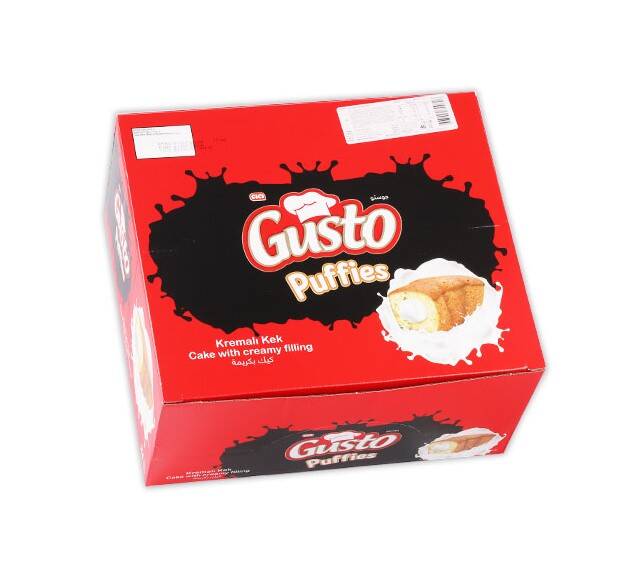 Cici Gusto Puffies Milk Cake 35 Gr. 24 Pieces (1 Box) - 3