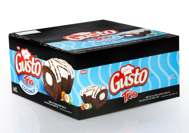 Cici Gusto Trio Coconut Flavored and Cocoa 40Gr. 24 Pieces (1 Box) - 5