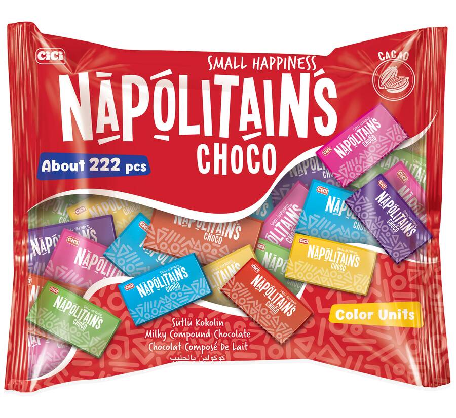 Cici Napolitains Chocolate 1000 Gr. (1 Bag) - 1