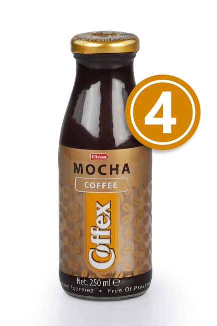 Coffex Mocha Iced Coffee 250 Ml. Pack of 4 - 1