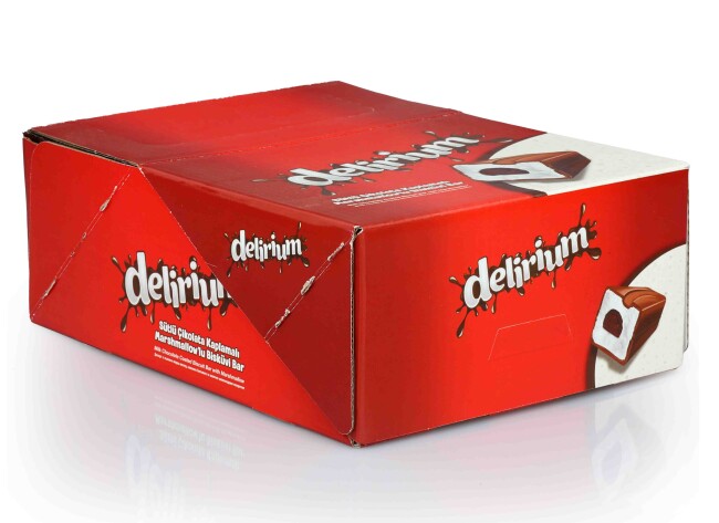 Delirium Sütlü Çikolatalı Marshmallowlu Bar 28 Gr. 24 Adet (1 Kutu) - 5