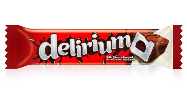 Delirium Sütlü Çikolatalı Marshmallowlu Bar 28 Gr. 24 Adet (1 Kutu) - 2