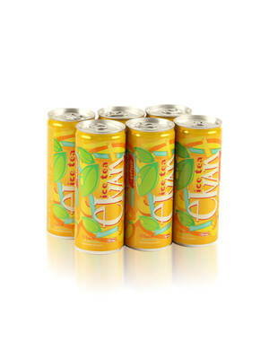 Elvan Ice Tea Peach Flavoured Cold Drink 250 Ml 6 pcs - 1