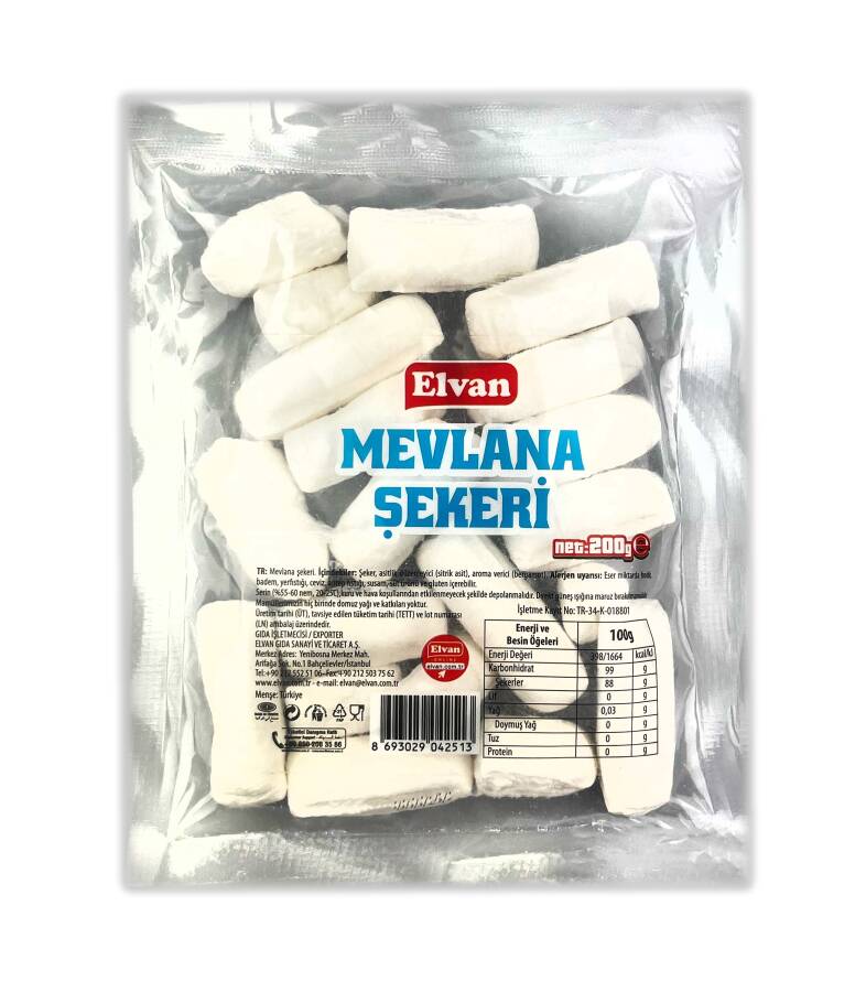 Elvan Mevlana Candy 200 Grams (1 Pack) - 3