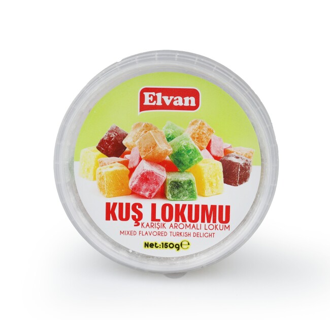 Elvan Meyve Aromalı Kuş Lokumu 150 Gr. (1 Adet) - 3