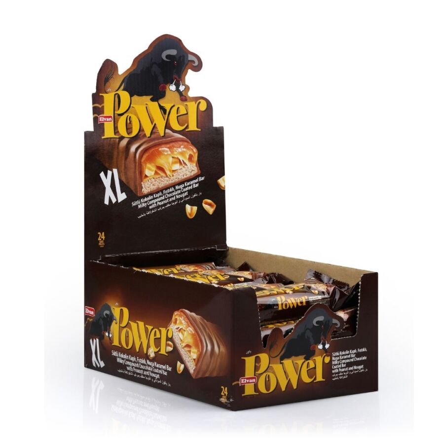 Elvan Power XL Bar 40 Gr. 24 Adet (1 Kutu) - 2