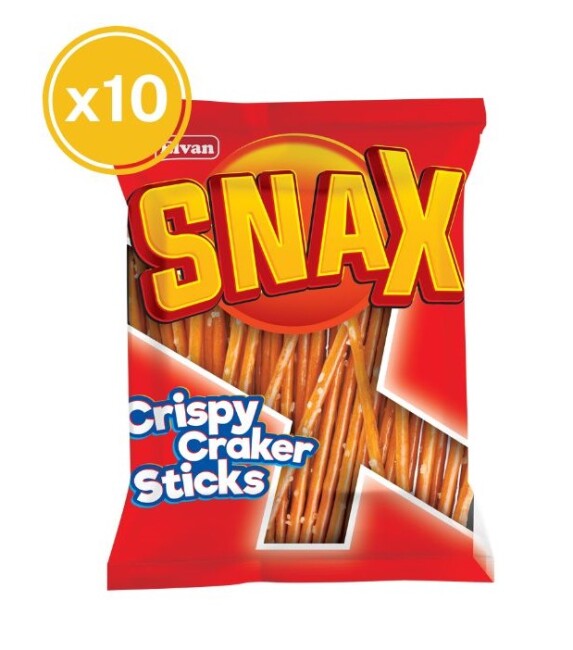 Elvan Snax Çubuk Kraker 150 Gr. 10 Adet (1 Kutu) - 1