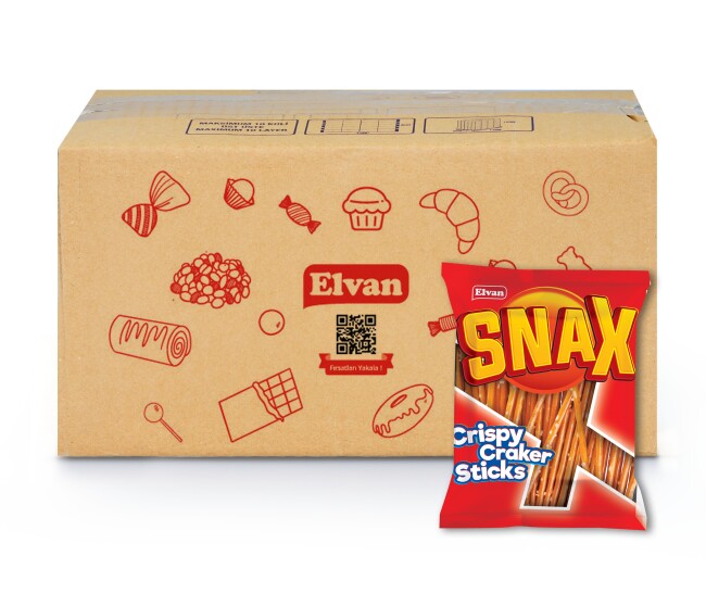 Elvan Snax Çubuk Kraker 150 Gr. 10 Adet (1 Kutu) - 2