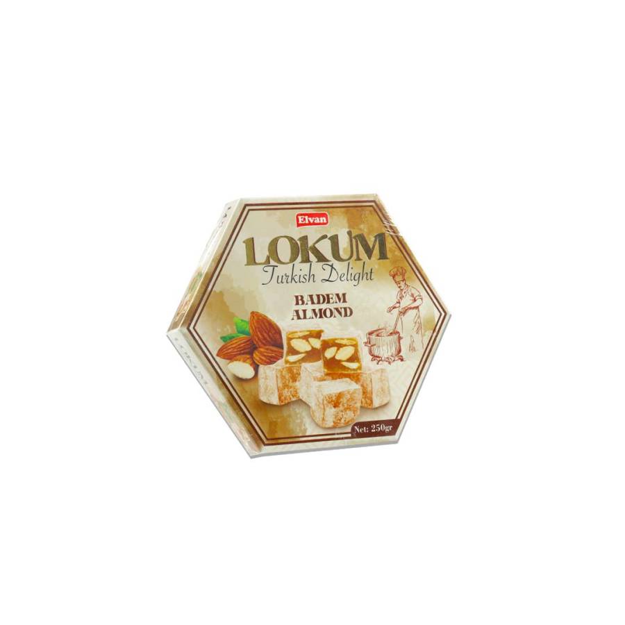 Elvan Almond Turkish Delight 250 Gr. ( 1 package) - 1