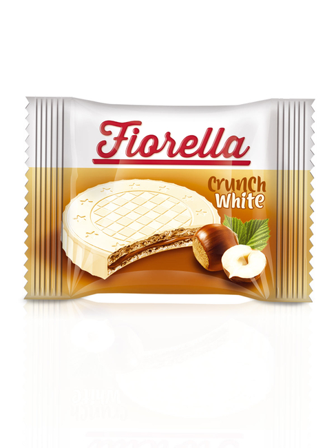 Fiorella Crunch Beyaz Çikolatalı Gofret 20 Gr. 24'lü (1 Paket) - 3