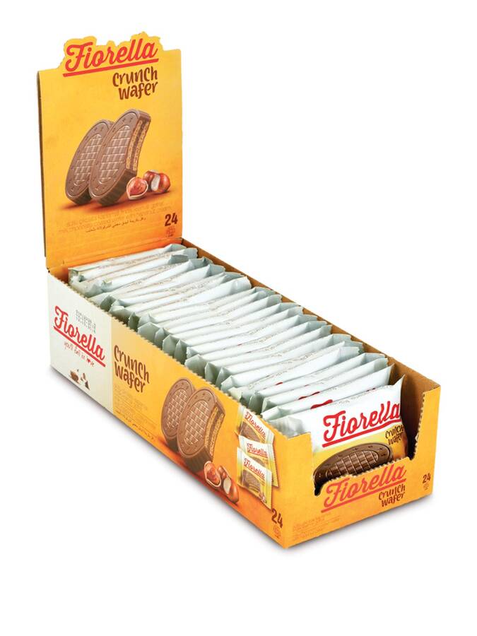 Fiorella Crunch Chocolate Wafer 20 Gr. 24 pcs (1 Box) - 1