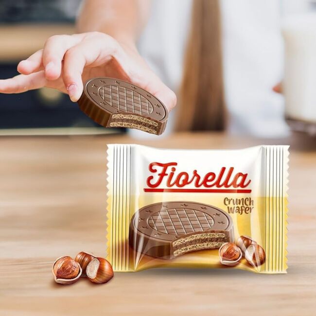 Fiorella Crunch Chocolate Wafer 20 Gr. 3 pcs 6 Pack - 3