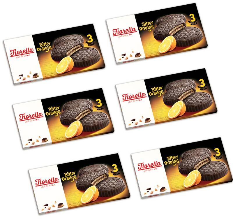 Fiorella Crunch Dark Chocolate Wafer 20 Gr. 3 pcs 6 Pack - 3