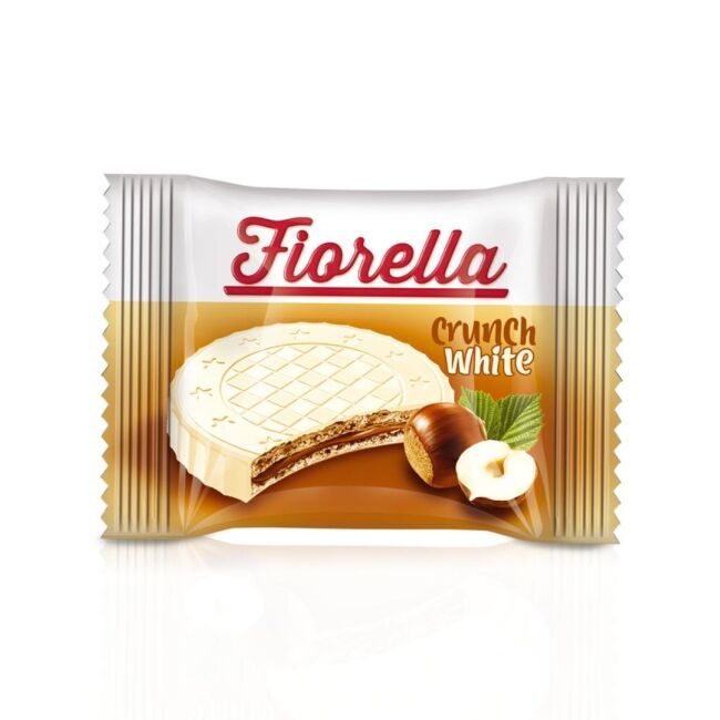 Fiorella Crunch White Chocolate Wafer 20 Grams 3-pack of 6 - 3