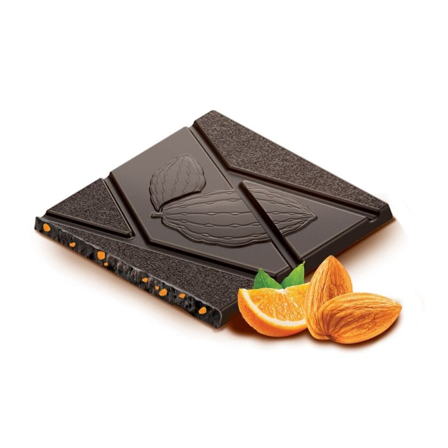 Fiorella Elegance Almond Orange Chocolate Tablet 70 Gr. 1 Piece - 2