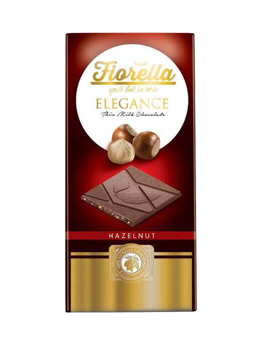 Fiorella Elegance Fındıklı Sütlü Çikolata 70 Gr. 10'lu (1 Kutu) - 3