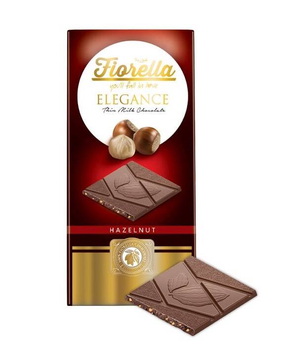 Fiorella Elegance Fındıklı Sütlü Çikolata 70 Gr. 10'lu (1 Kutu) - 2