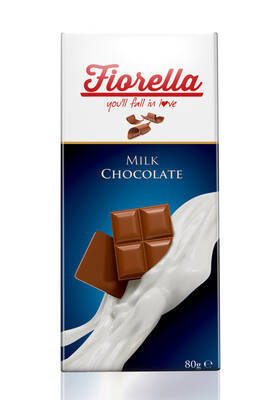 Fiorella Milk Chocolate Tablet 80 Gr. (1 Piece) - 1