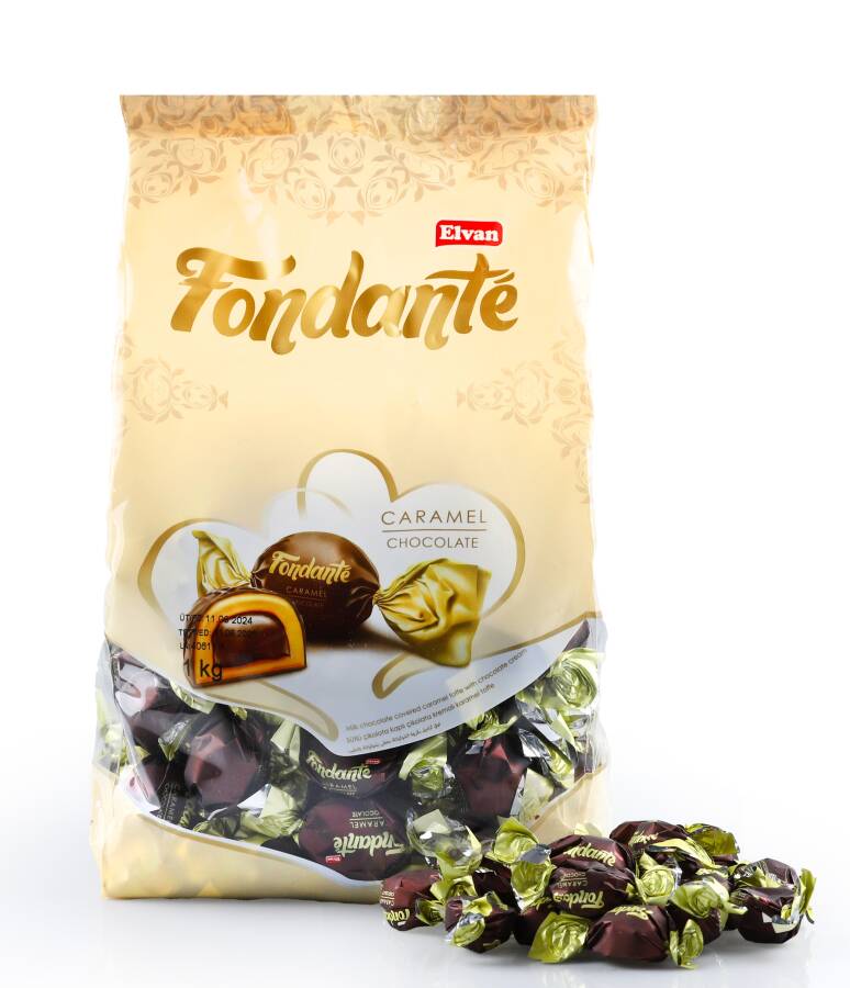 Fondante Caramel Toffee 1000 Gr. (1 Bag) - 1