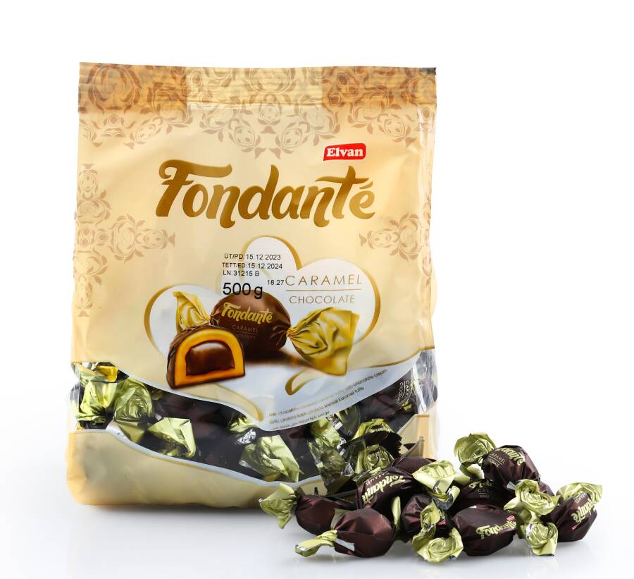 Fondante Caramel Toffee 500 Gr. (1 Bag) - 1