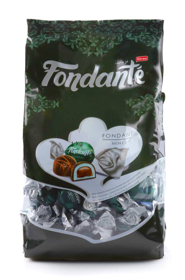 Fondante Chocolate Filled with Mint 1000 Gr. (1 Bag) - 2