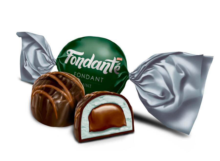 Fondante Chocolate Filled with Mint 500 Gr. (1 Bag) - 4