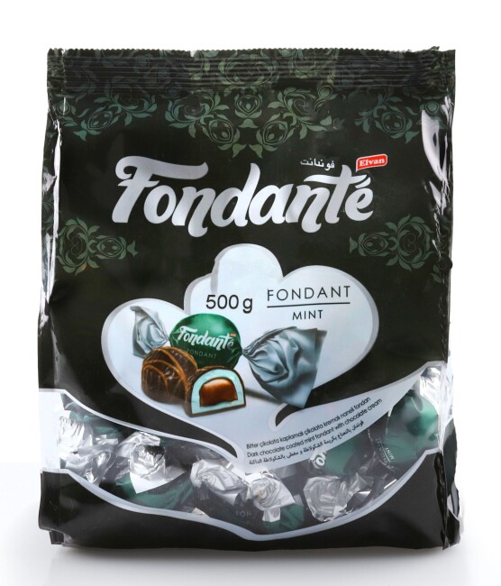 Fondante Çikolata Dolgulu Naneli 500 Gr. (1 Poşet) - 2