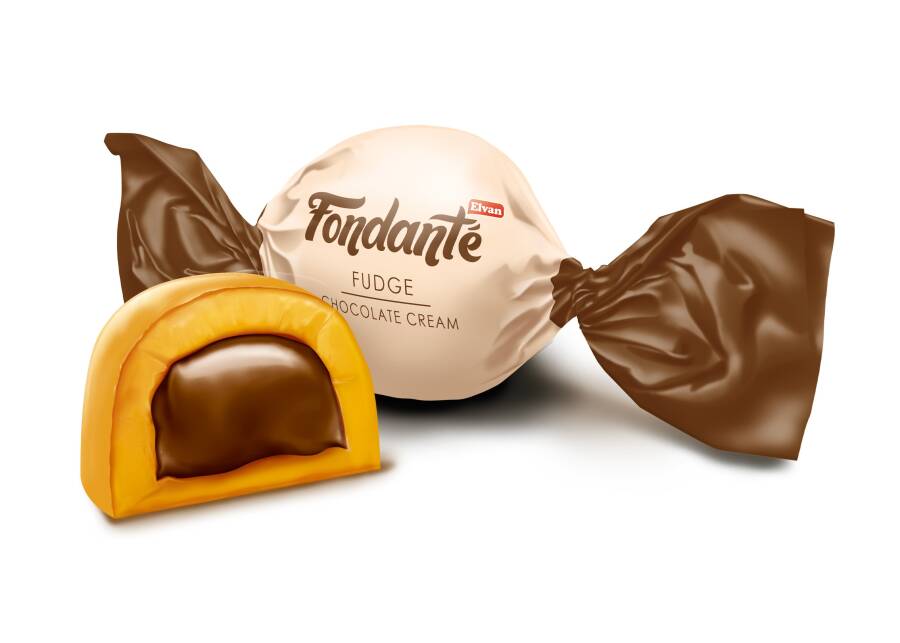 Fondante Fudge Chocolate Cream 1000 Gr. (1 Bag) - 4