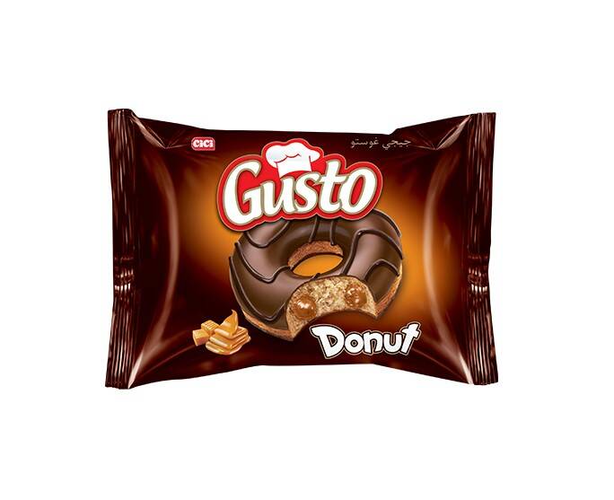 Gusto Donut Caramel Cake 35 Gr. 24 Pieces (1 Box) - 2