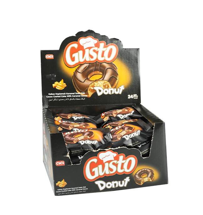 Gusto Donut Caramel Cake 35 Gr. 24 Pieces (1 Box) - 3