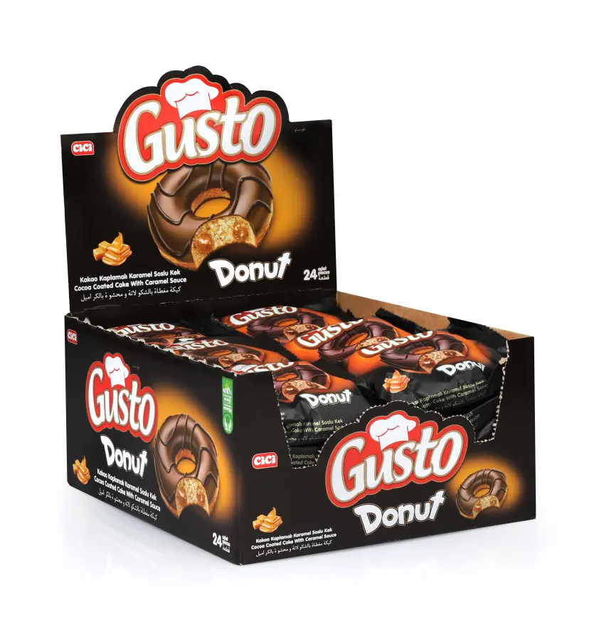 Gusto Donut Caramel Cake 35 Gr. 24 Pieces (1 Box) - 3