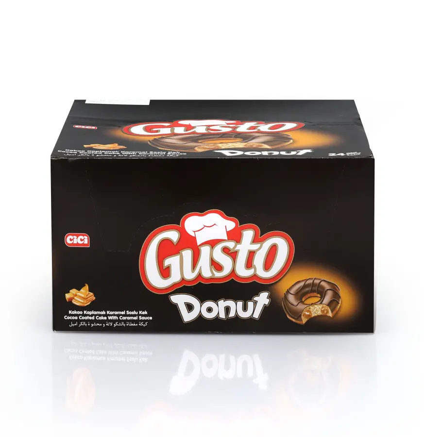 Gusto Donut Caramel Cake 35 Gr. 24 Pieces (1 Box) - 5