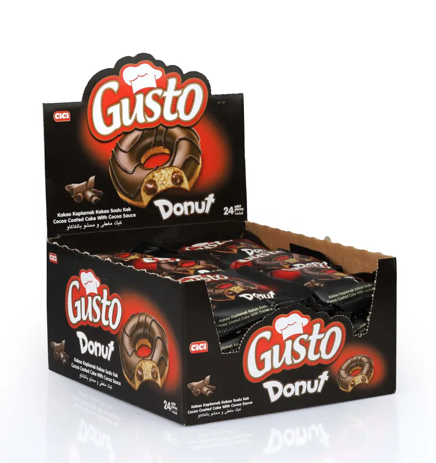 Gusto Donut Kakaolu Kek 35 Gr. 24'lü (1 Kutu) - 2