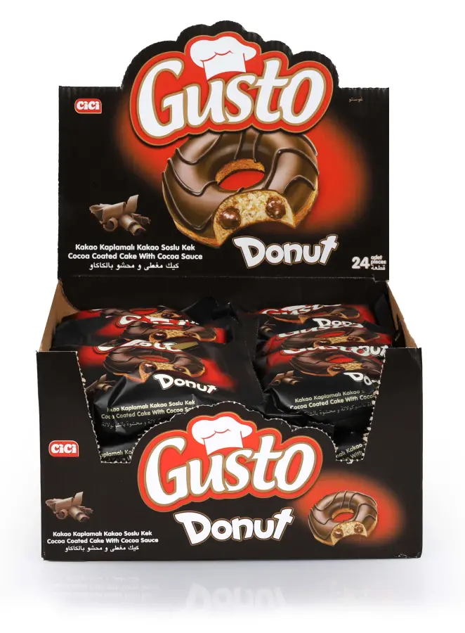 Gusto Donut Kakaolu Kek 35 Gr. 24'lü (1 Kutu) - 3