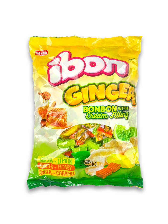 Ibon Ginger Candy 1000 Gr. (1 Bag) - 3