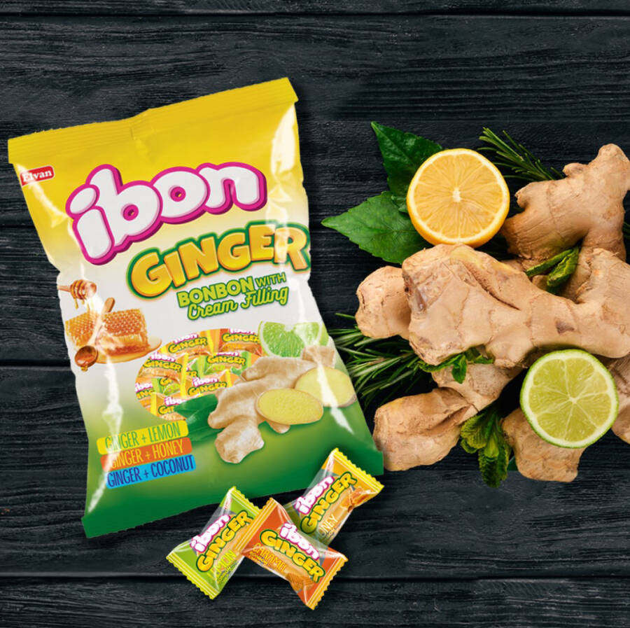 Ibon Ginger Candy 1000 Gr. (1 Bag) - 2