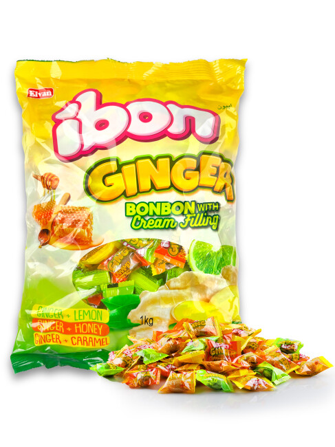 Ibon Ginger Candy 1000 Gr. (1 Bag) - 1