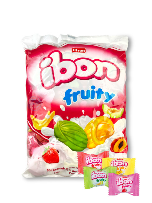 Ibon Milky Fruity Candy 1000 Gr. (1 Bag) - 1