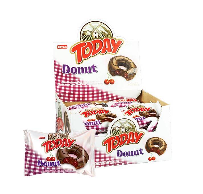 Donut Cherry 35 Gr. 24 pcs (1 Box) - 1