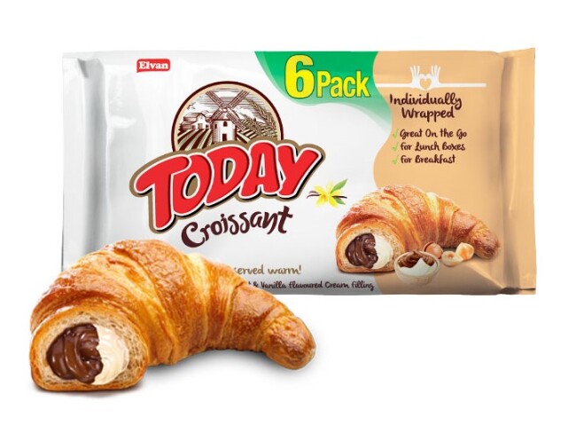 Today Croissant Chocolate Vanilla 45 Gr. 6 pcs (1 Box) - 3