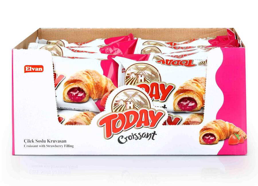 Today Croissant Strawberry 45 Gr. 20 pcs (1 Box) - 4