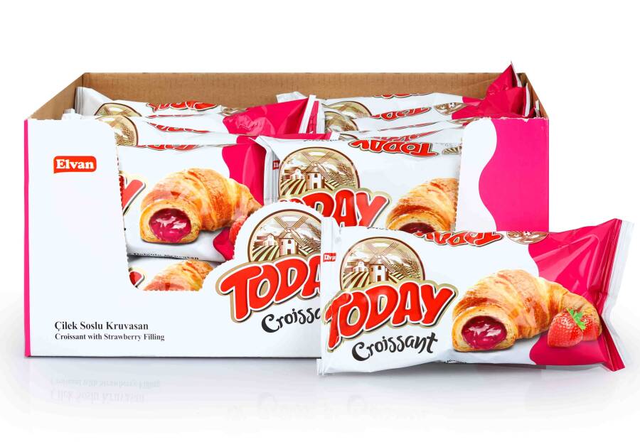 Today Croissant Strawberry 45 Gr. 20 pcs (1 Box) - 1