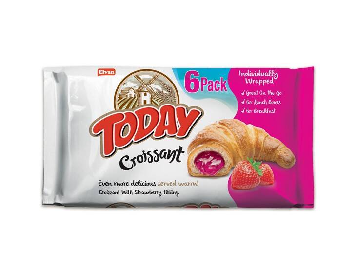  Today Croissant Strawberry 45 Gr. 6 pcs (1 Box) - 3